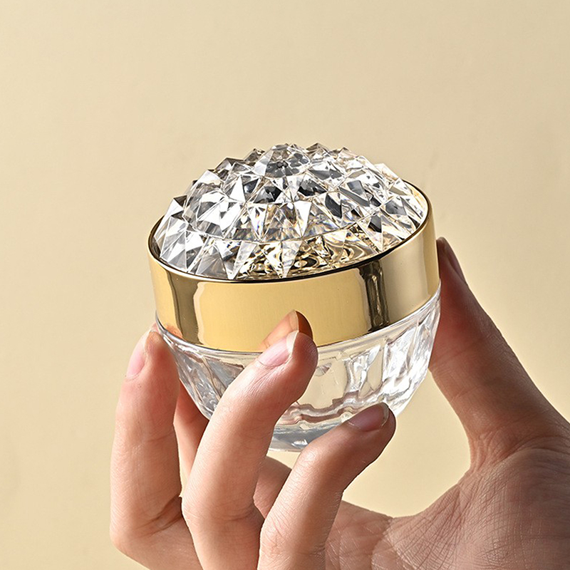 Luxury Skincare Bottles - 1 adet Lüks Elmas Desenli 50g