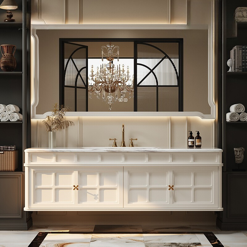 Luxury Skincare Display - Fransız Retro Banyo Dolabı Süslemeleri Ekran