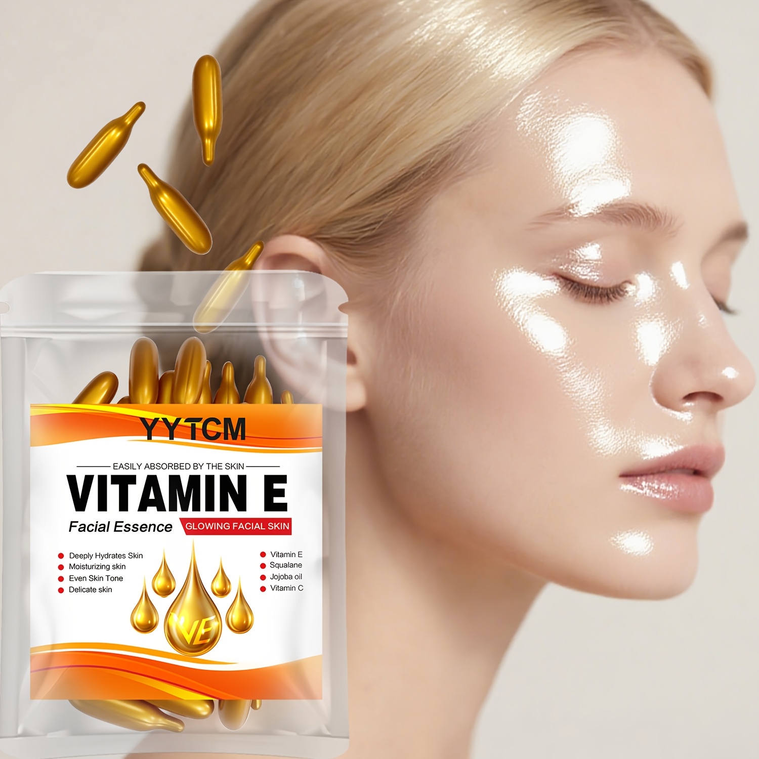 Exosome Serum Ampoule - E Vitamini Derin Nemlendirici Kapsül Esansı,