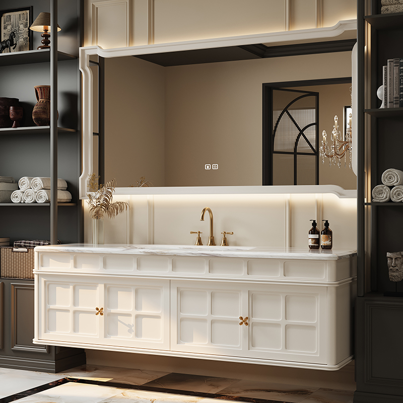 Fransız Retro Banyo Dolabı Süs - Luxury Skincare Display incelemesi ve fiyatı