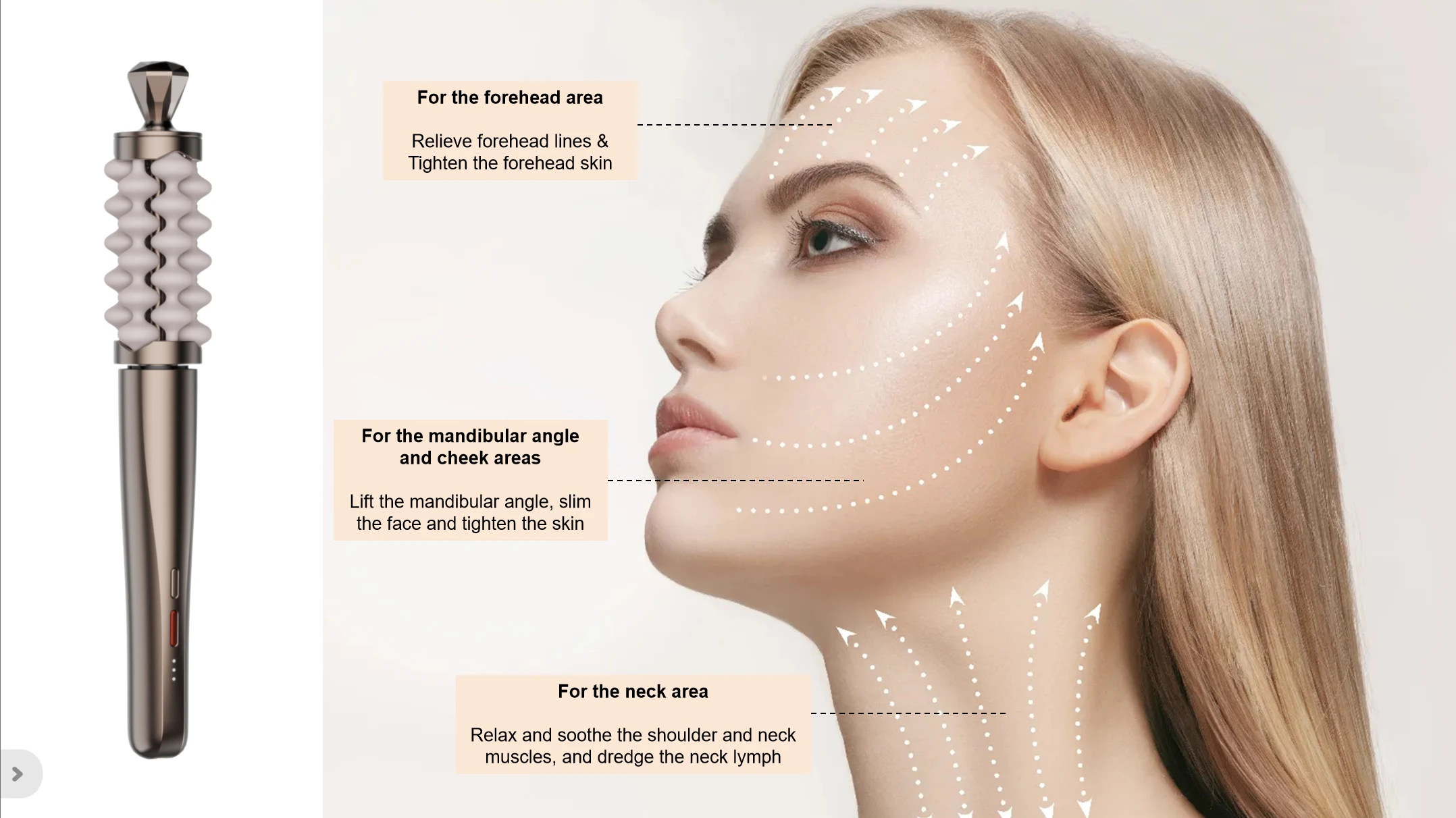 Yeni Lüks Yüz Masaj Aleti Yüz  - Luxury Skincare Accessories incelemesi ve fiyatı